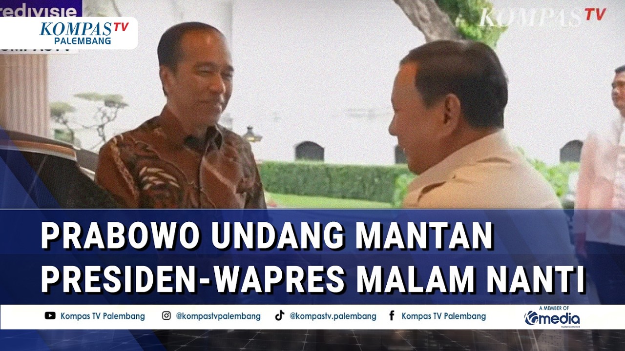 Jokowi & SBY Pastikan Hadir, Prabowo Undang Mantan Presiden-Wapres Malam Nanti