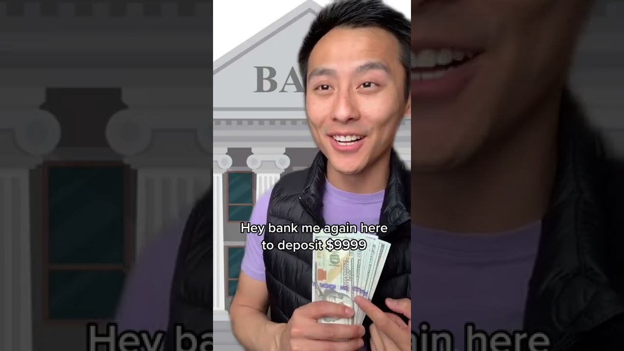 Structuring or depositing just under $10,000, don&rsquo;t! #bank #deposit #vanlia #money #shorts