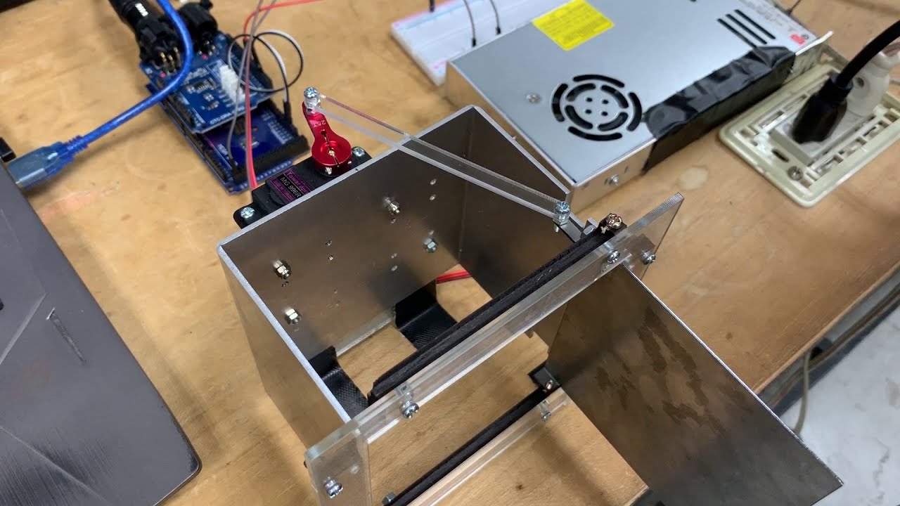 Arduino+DMX控制「門」矩陣舵機實驗