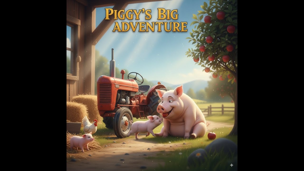 Pip the Brave Piglet 🐷 | English,A Cute Farm Adventure Story for Kids