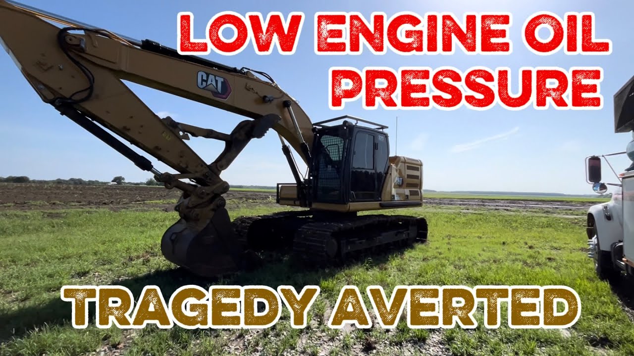 Cat 323 low oil pressure repair.