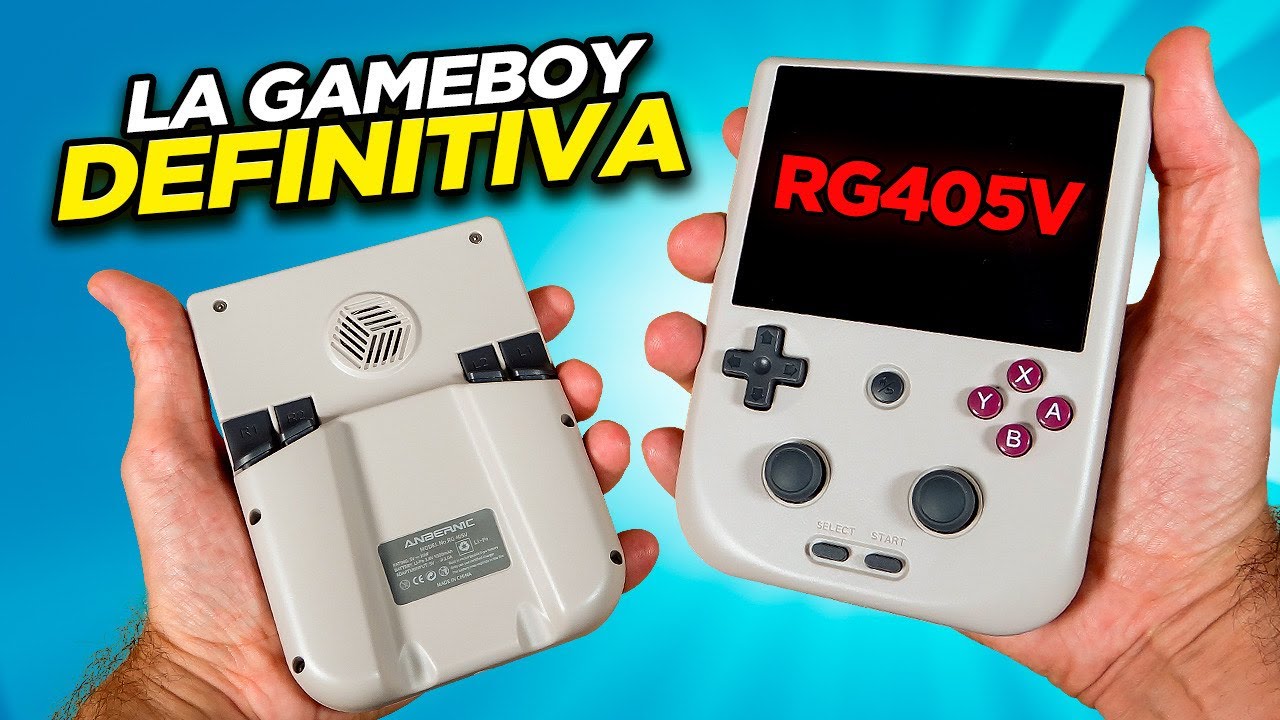 RG405V la Gameboy PREMIUM de ANBERNIC más POTENTE