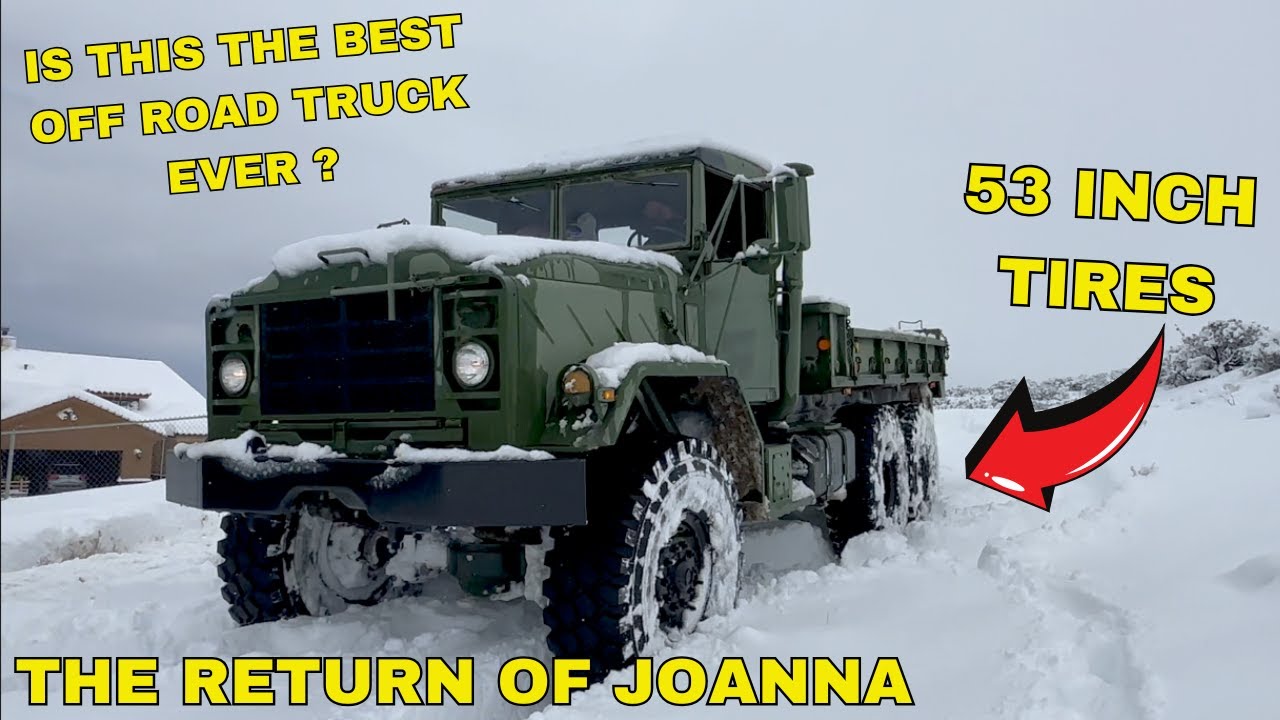 Is the 5 TON 6X6 M923A2 the best Military truck ?  The return of Joanna