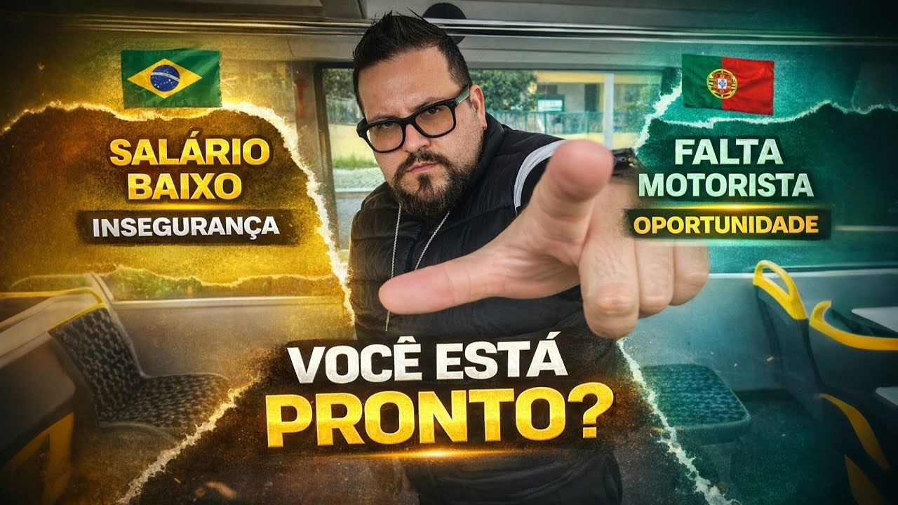 “PORTUGAL PRECISA DE MOTORISTAS — MAS VOCÊ ESTÁ PRONTO?”🇵🇹🚍 