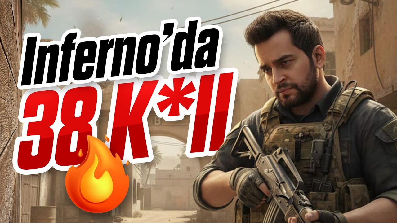 Inferno'da 38 Vurdum!! 🔥 CS2 Faceit
