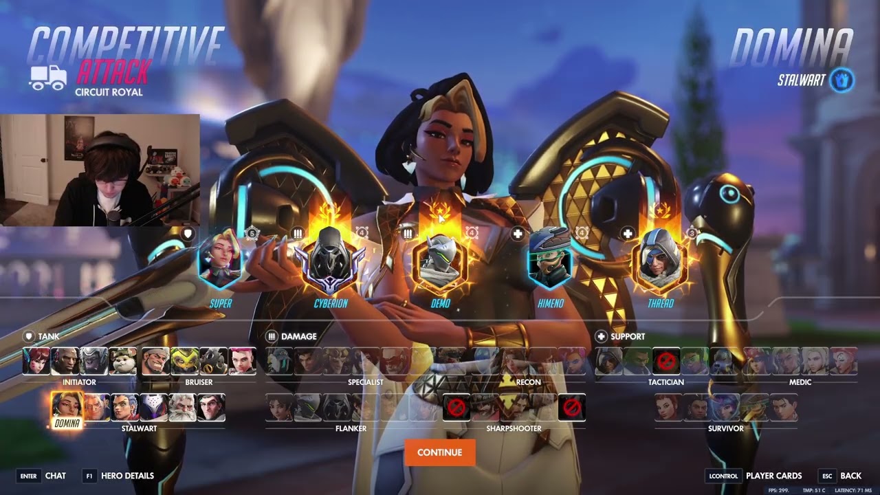Super's first game as DOMINA ! Overwatch new update