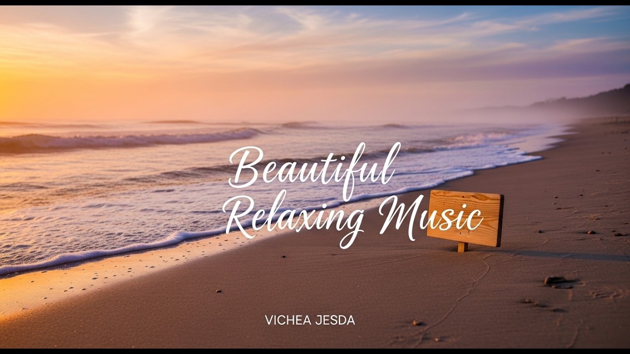 Relaxing Music with Ocean Waves: Beautiful Piano, Sleep Music, Stress Relief, Wave Sounds