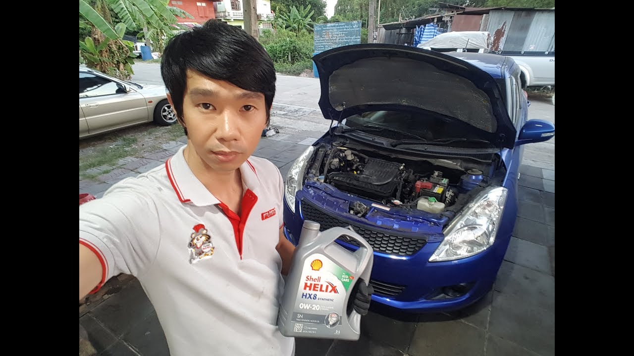 เปลี่ยนน้ำมันเครื่อง Suzuki Swift 1.2