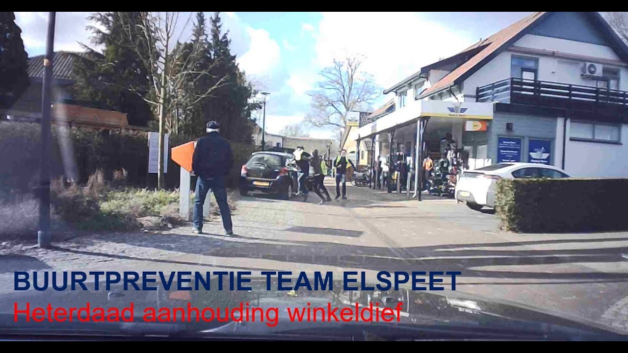 Buurtpreventie Team Elspeet - Heterdaad aanhouding winkeldief