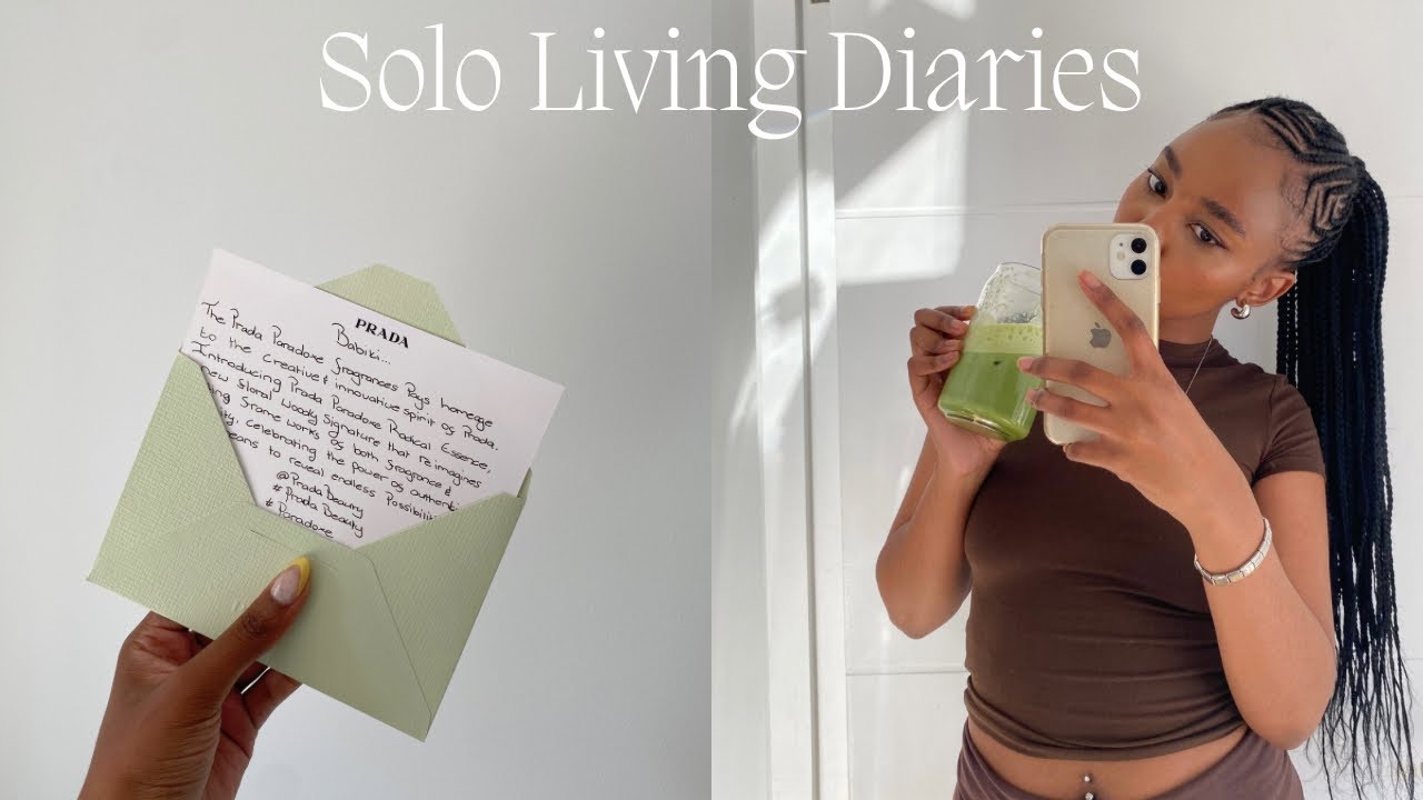 solo living diaries | spring has sprung + first facial + prada pr + grocery run + calm evening