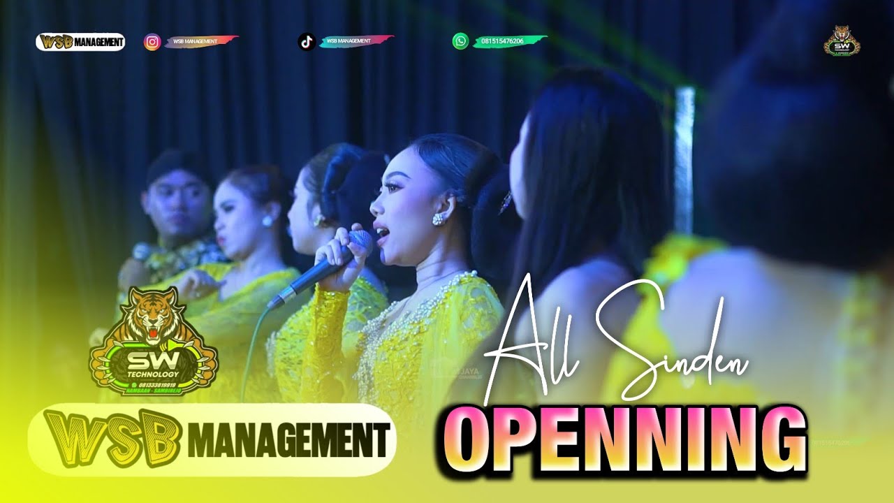 OPENING - ALL SINDEN - CAMPURSARI SEKAR BUDAYA || Nambaan Sambirejo Pare