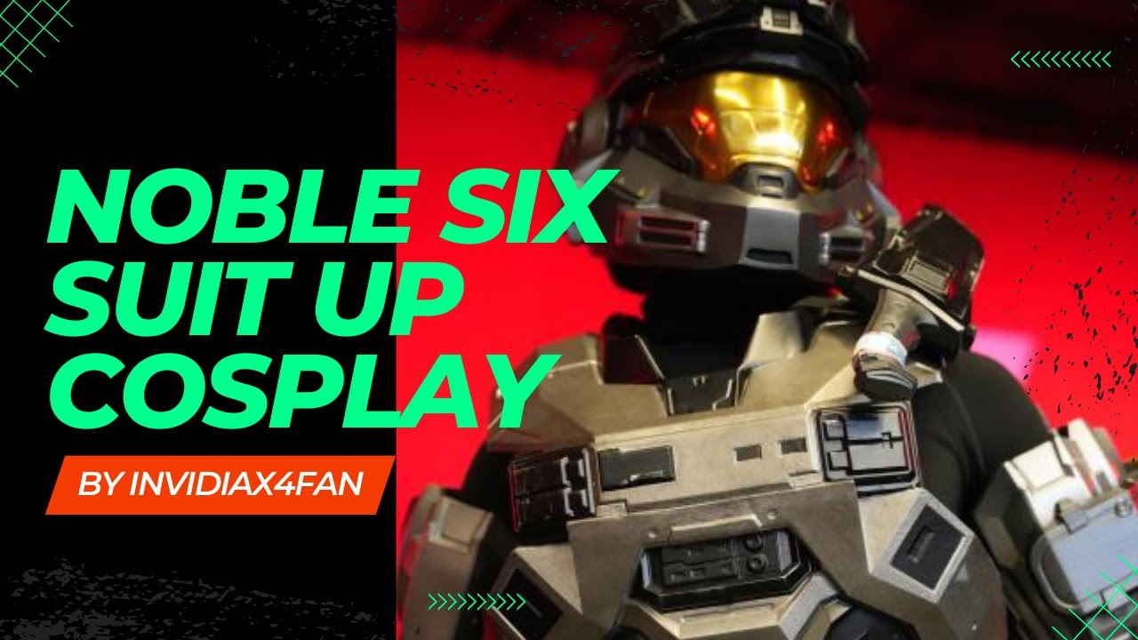 NOBLE SIX suit up Halo Reach cosplay - Dutch Comic Con