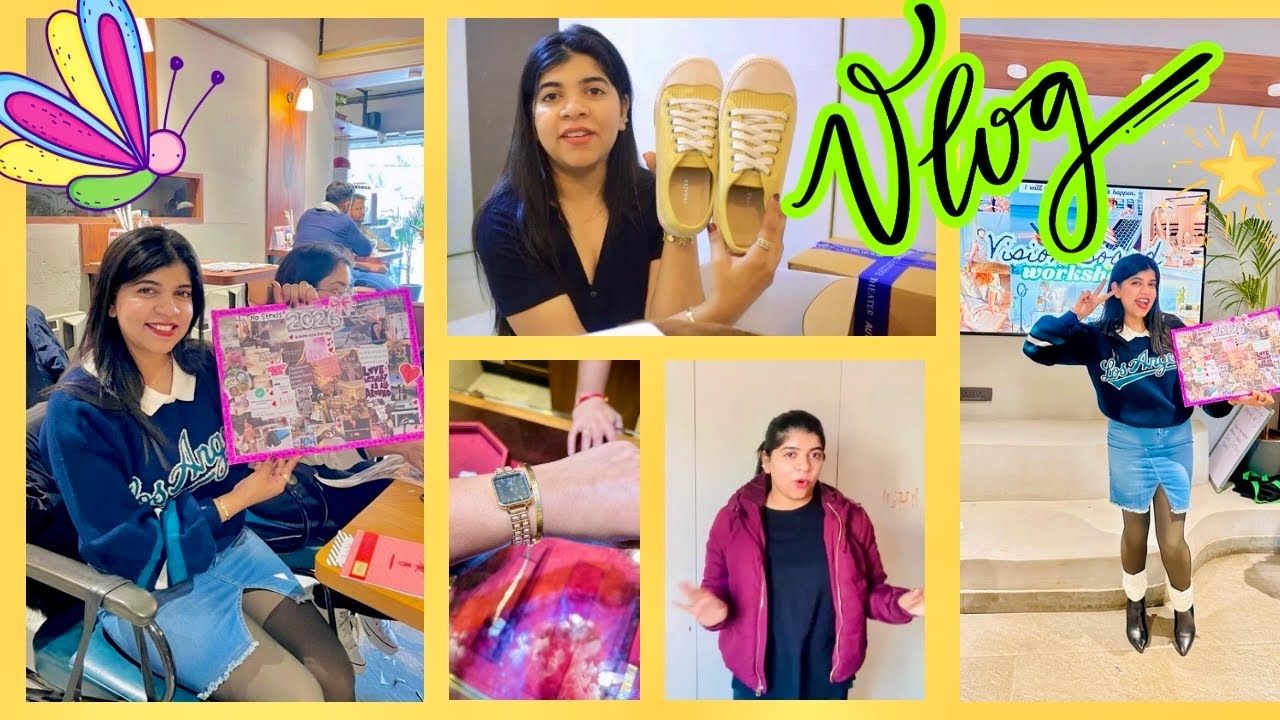 Vlog : My 2026 Vision Board Workshop  Experience ! Mini Shopping Haul 