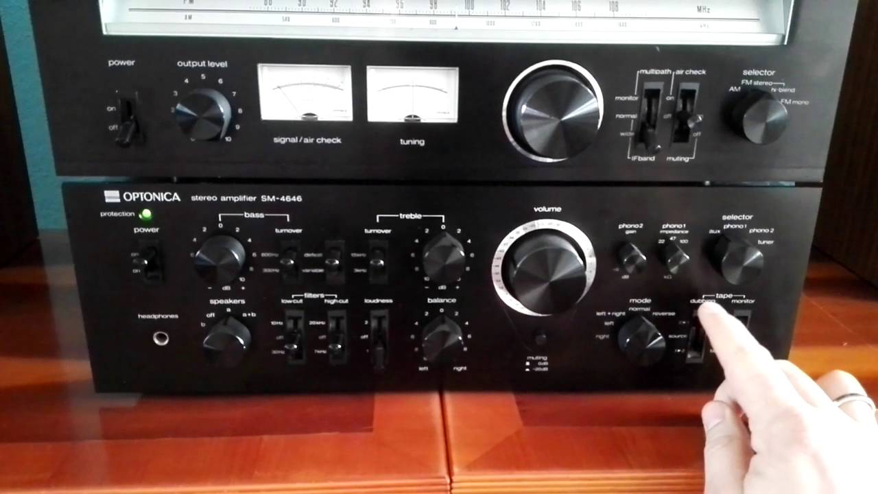 Sharp OPTONICA SM-4646 and ST-3636