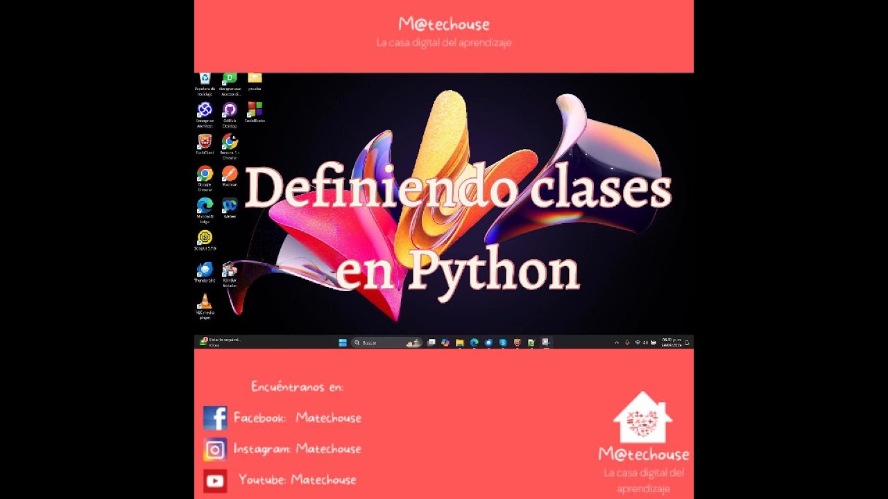 PYTHON: Crear una clase en Python #techno #technology #programming #programacion
