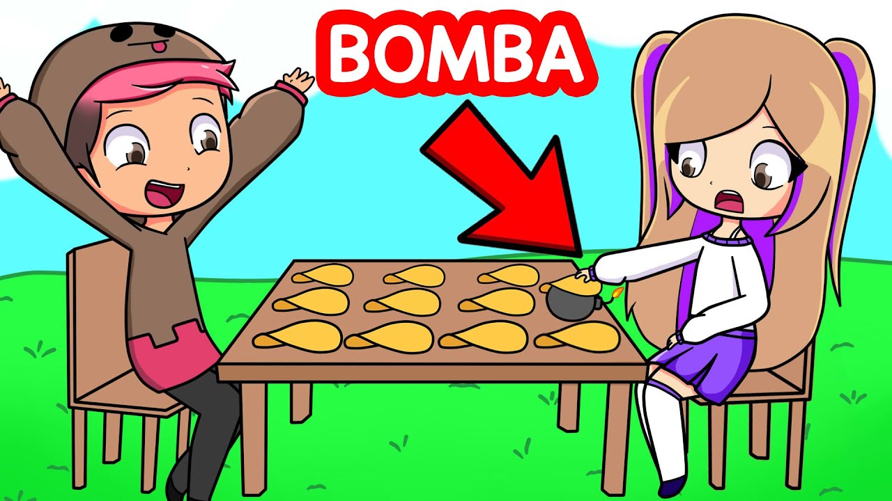 QUIEN COMA LA PATATA ENVENENADA EXPLOTA ! Bomb Chip Roblox con LYNA