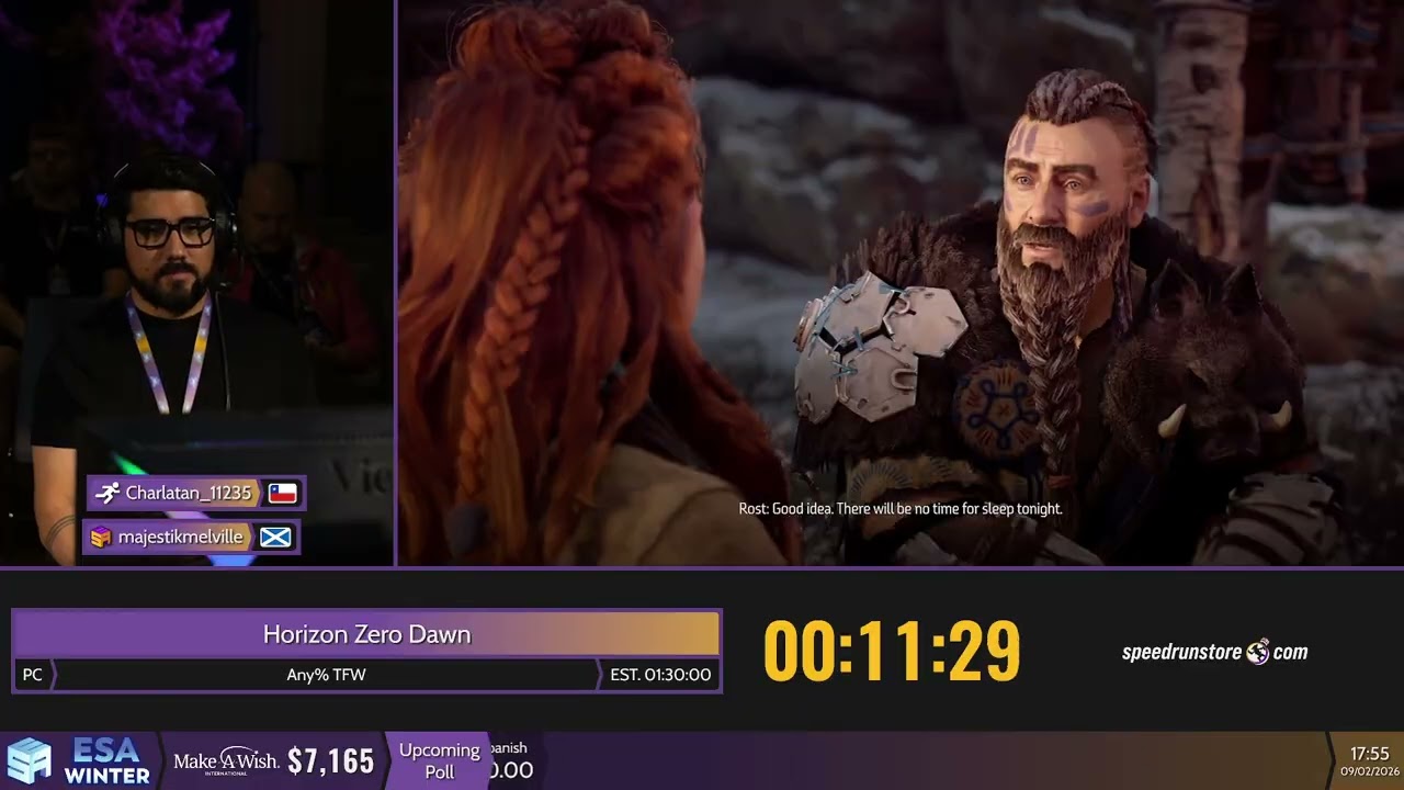 Horizon Zero Dawn [Any% TFW] by Charlatan_11235 - #ESAWinter26