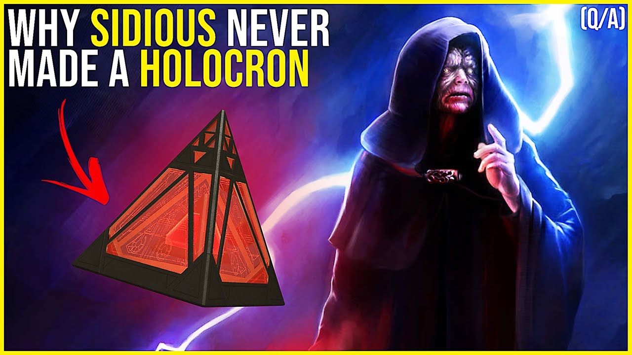 Why Darth Sidious NEVER made a Holocron | Star Wars Q&A