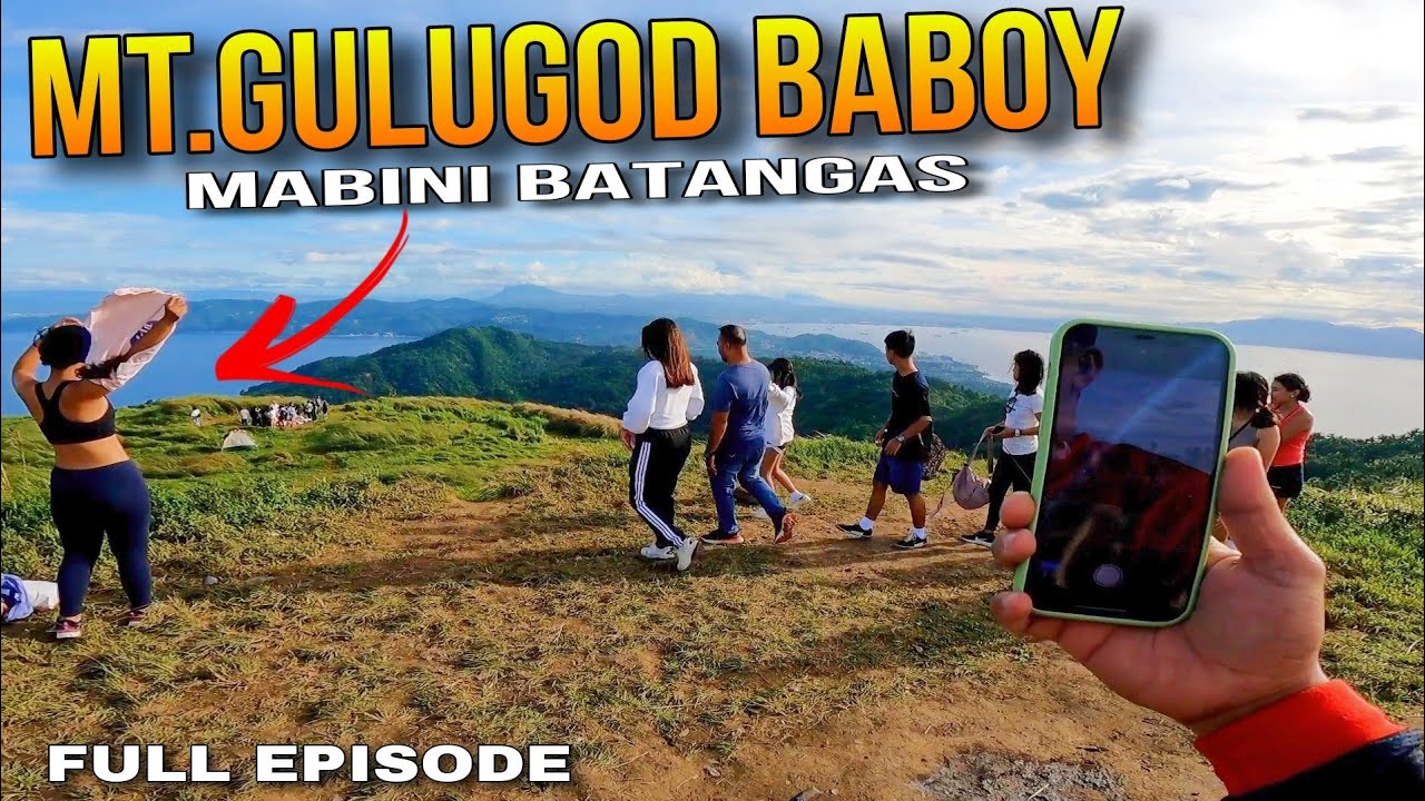 NAPAHUBAD SI ATE SA SOBRANG GANDA NG VIEW | Mt. Gulugod Baboy Mabini Batangas | Moto Adventure