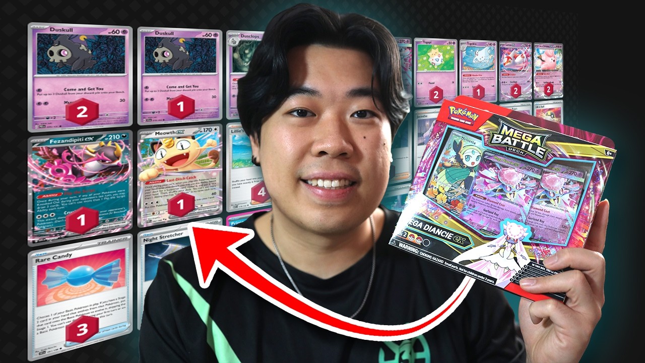 Создание метовой колоды на основе колоды Mega Diancie Ex Mega Battle.