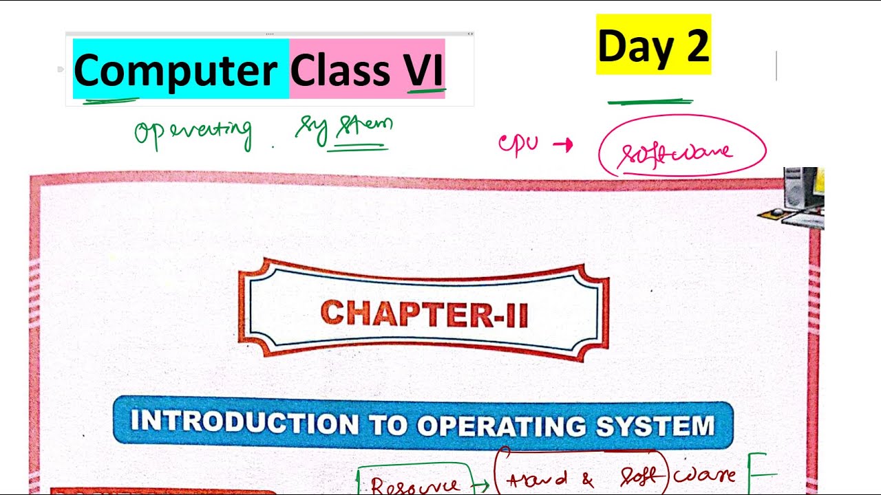 2. Introduction to Operating System Day 2  |  OAV Class VI Computer  |  Second Chapter