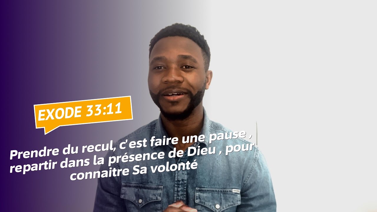 Tu dois savoir prendre du recul pour mieux avancer dans ta vie 🙏🏼