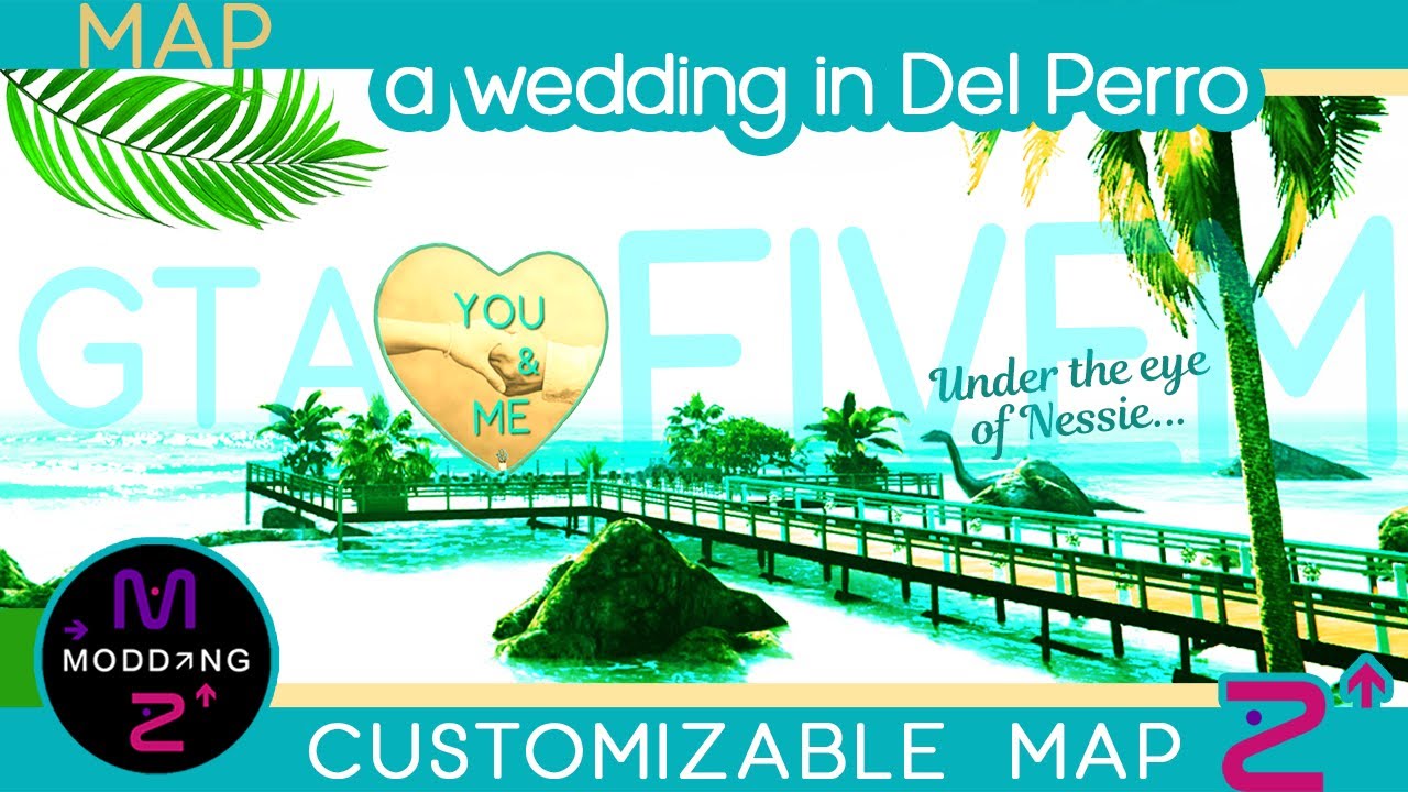 MAP | GTA5 | FIVEM | Wedding in Del Perro | Mapping | Customizable 💍