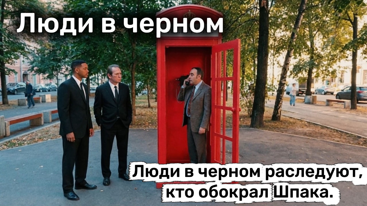 Иван Васильевич  и Люди в черном меняют профессию 