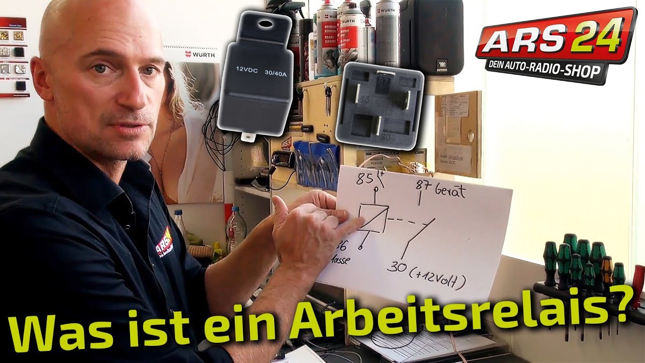 Relais anschließen | Arbeitsrelais | Tutorial | ARS24