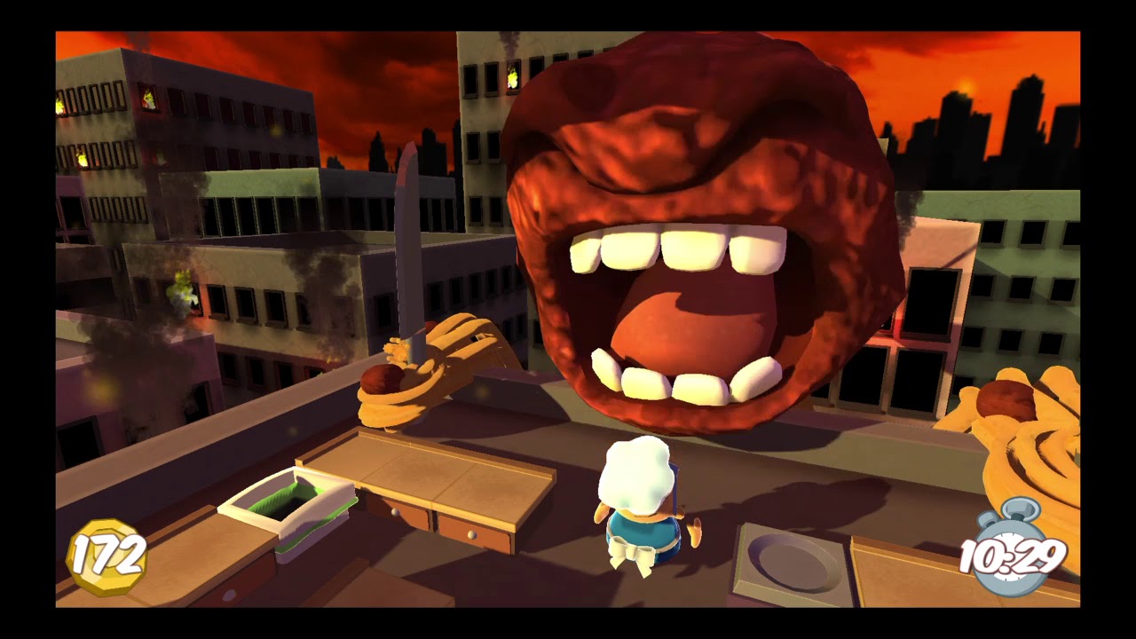 Overcooked Final Boss 3 Stars Solo
