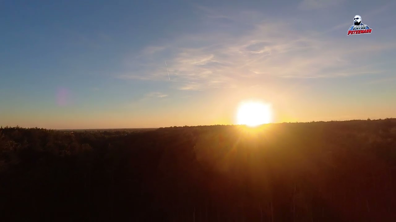 FPV Drone Footage: Sunset at the windmill-spot