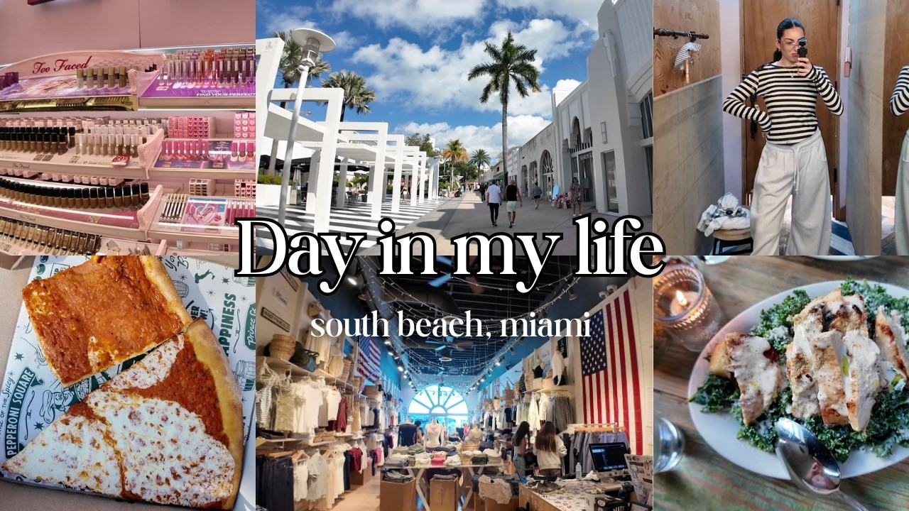 Valentine's Day in South Beach, Miami 🩷 Lincoln Road, Shopping & Italian 🍝