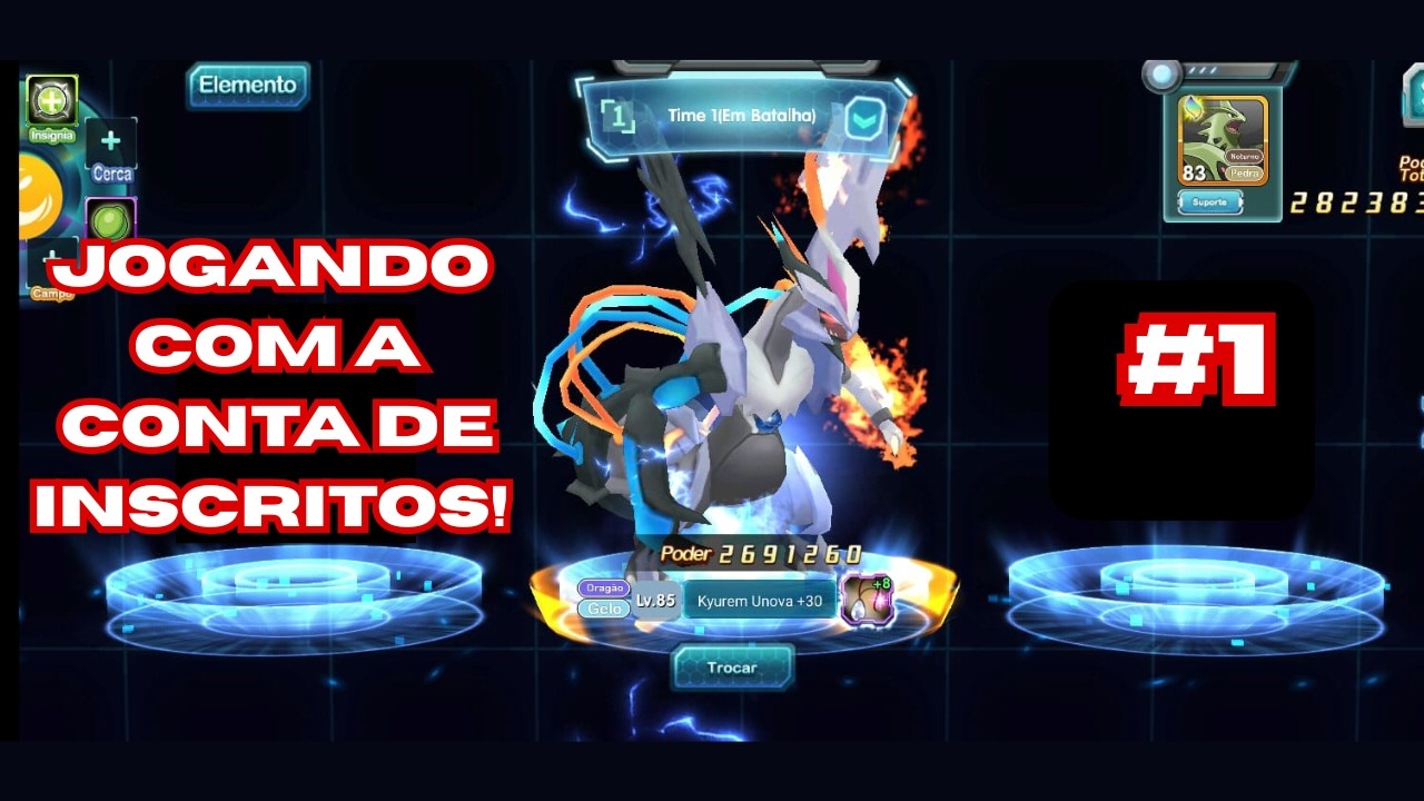 Jogando com a conta de Inscritos #1 Pocket Contest