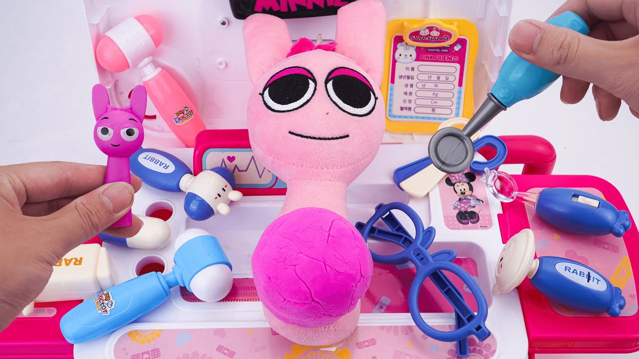 SPRUNKI Pinki Toy Satisfying with Unboxing Cute Eating & Toilet Playset ASMR 💉 Funny Toys