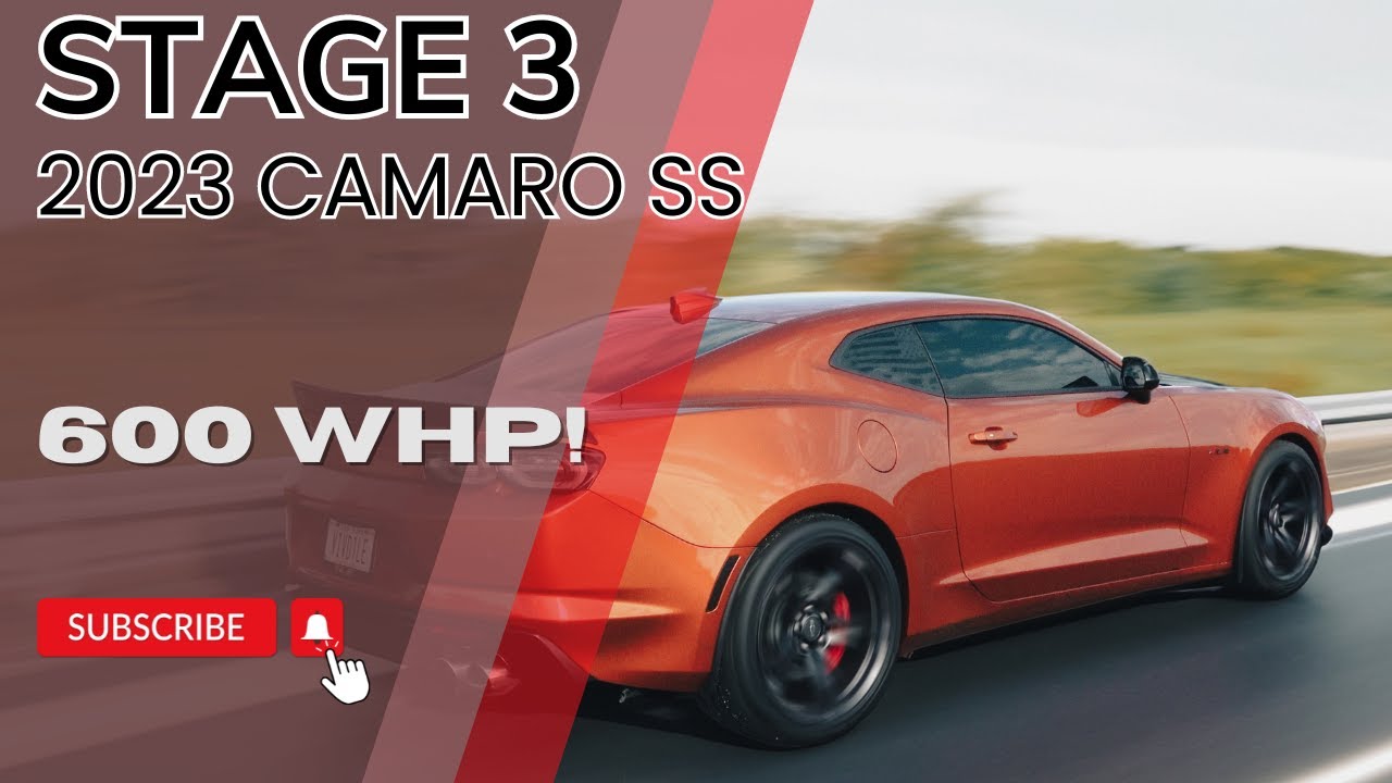 Stage 3 2023 Camaro SS - 600 RW Horsepower!