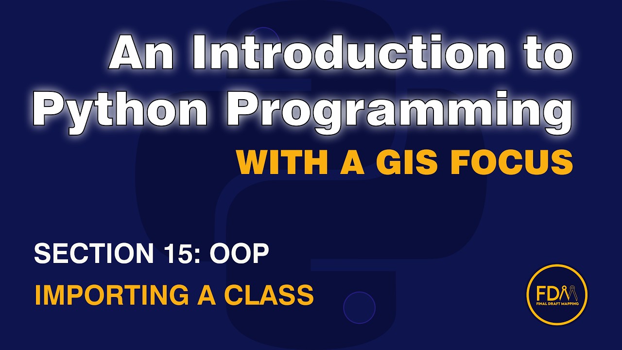 1504 OOP: Class Import from An Introduction to Python Programming with a GIS Focus