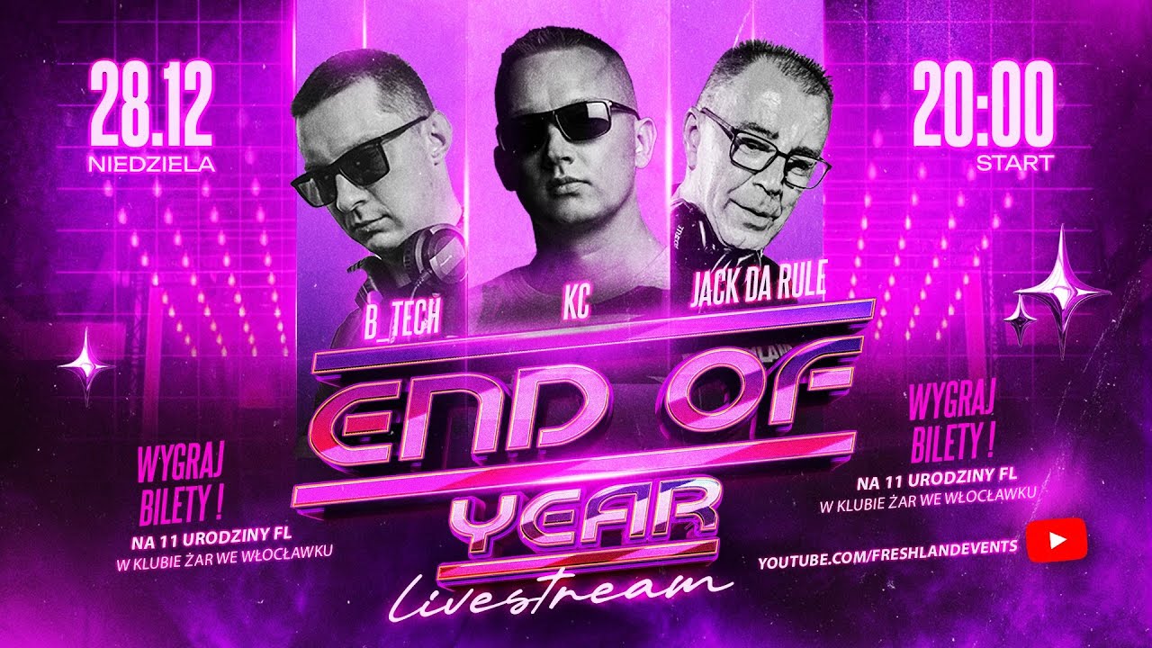 END OF YEAR  - Livestream  with 🔥 KC 🔥 Jack Da Rule 🔥 B_Tech