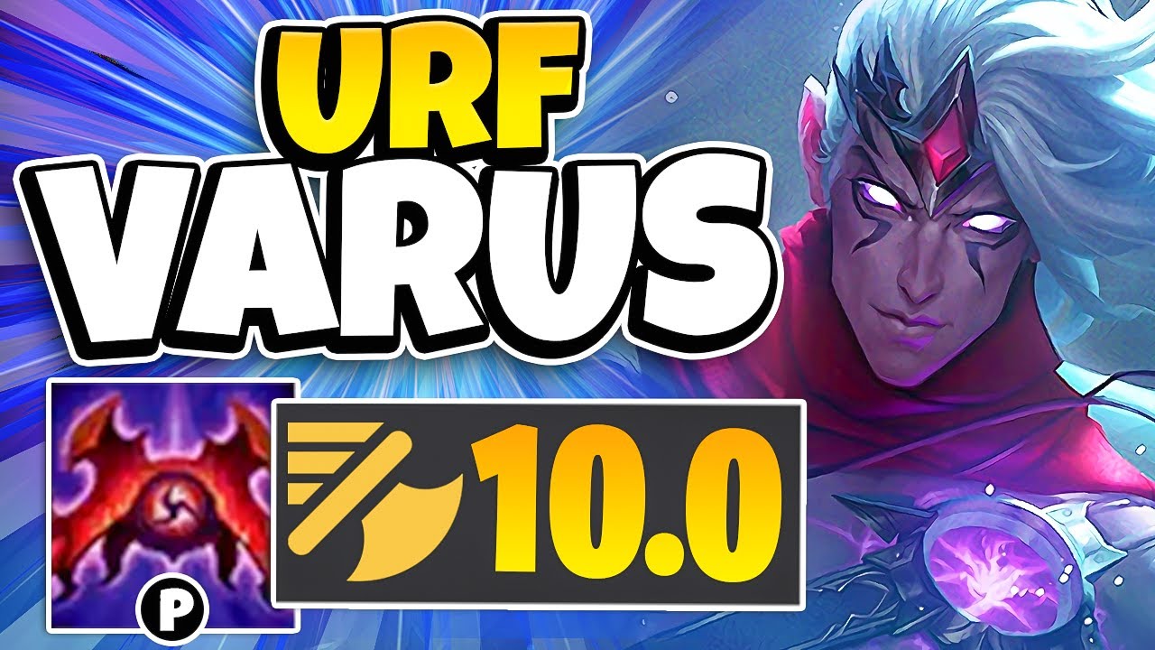 *10 ATTACKS PER SECOND* URF VARUS ANNIHILATES EVERYTHING IN SIGHT