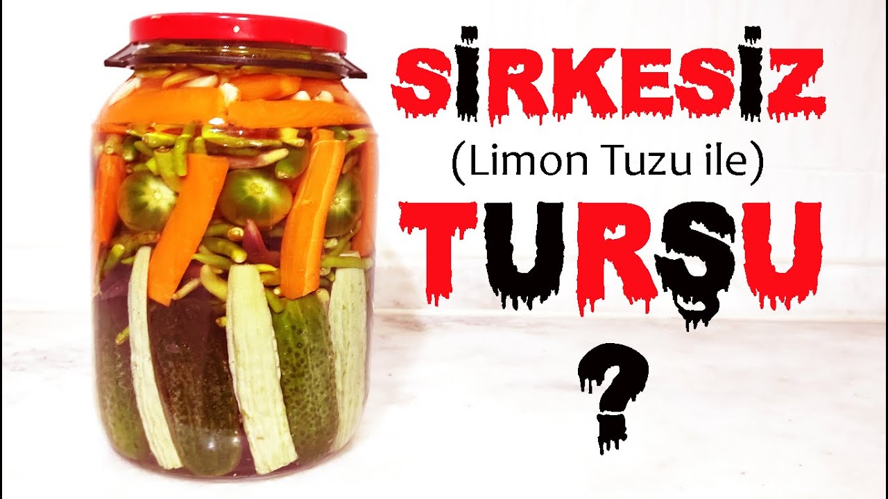 SİRKESİZ TURŞU NASIL YAPILIR │ LİMON TUZUYLA TURŞU TARİFİ │ NEFİS TARİFLER