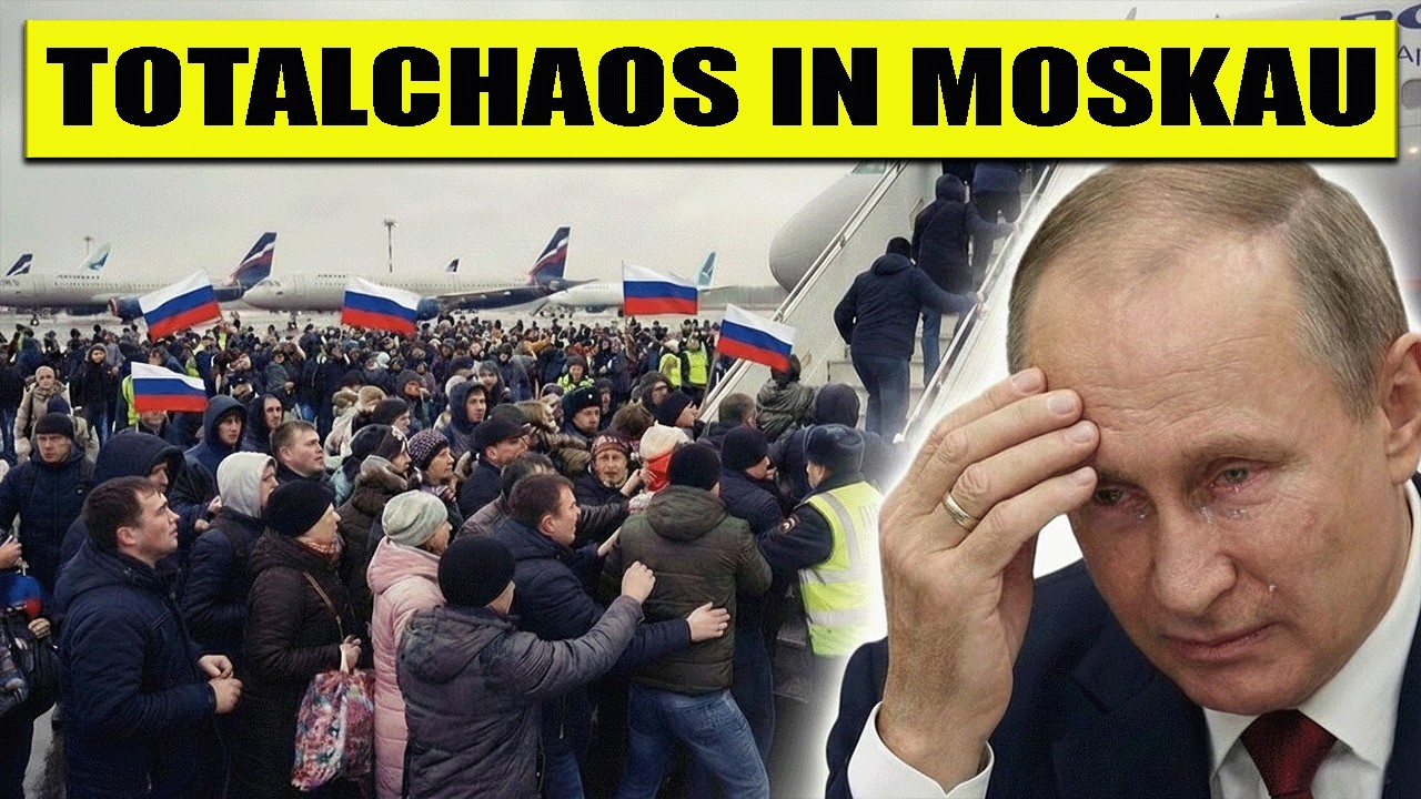 Russlands Luftfahrt kollabiert in Moskau – 4,5 Millionen plötzlich gestrandet