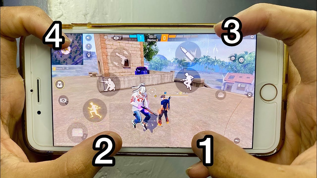 COMO JOGAR NO HUD MELHOR HUD 4 DEDOS + SENSIBILIDADE ☠️