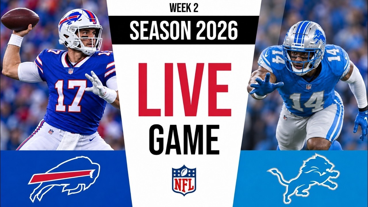 Detroit Lions vs Buffalo Bills Prematch Press Conference | NFL Week 2