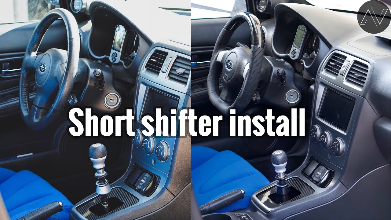SHORT SHIFTER INSTALL 04-19 SUBARU STI!