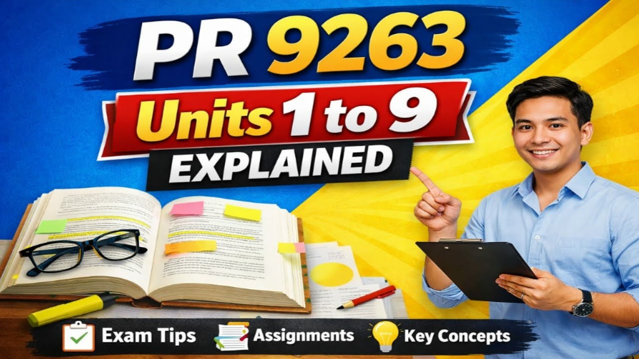 Public Relations 9263 Complete Unit 1 to 9 Analysis | AIOU Book Explained bs,bsmass,b.ed,MBA,bba