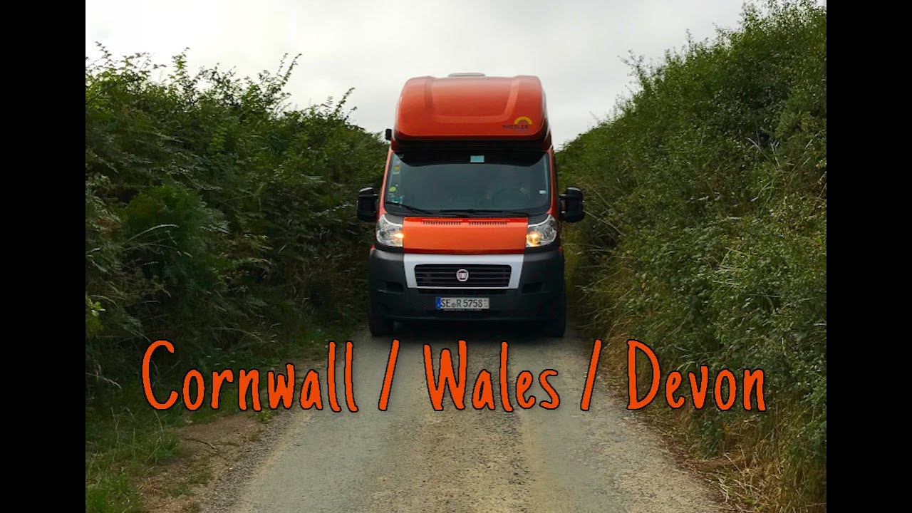 Mit dem Kastenwagen nach Devon, Cornwall und Wales - Sommer 2018