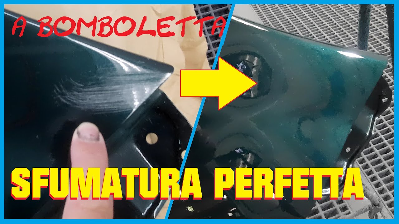 come sfumare trasparente e colore a bomboletta - sfumatura invisibile