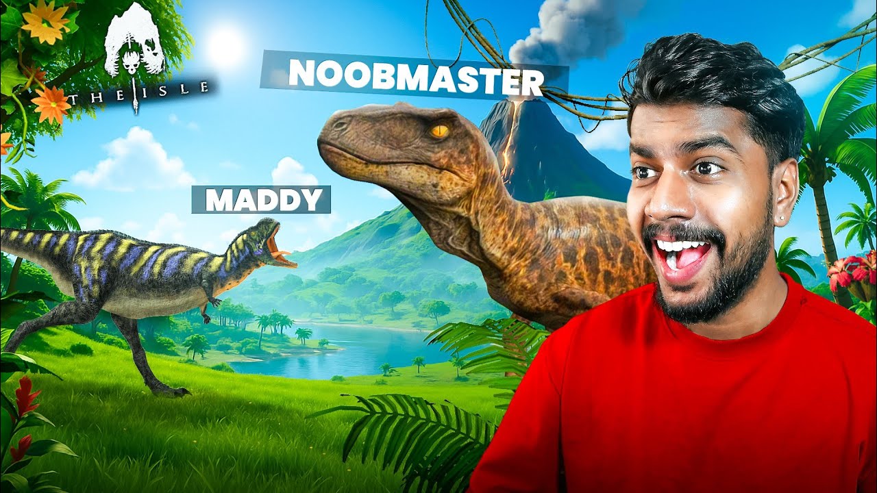 A DAY IN THE LIFE OF A STRUGGLING DINOSAUR 🦕!! Isle