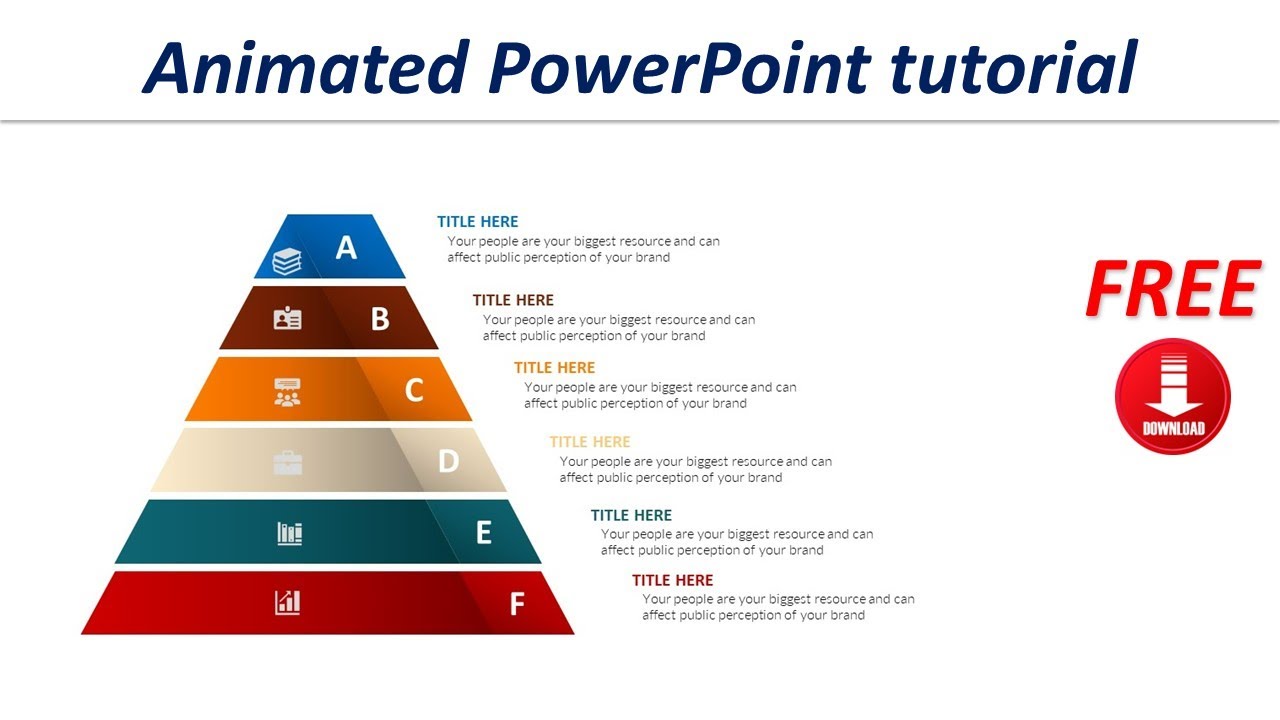 04- 5 Steps infographic PowerPoint I PowerPoint animation tutorial I How to create PowerPoint?