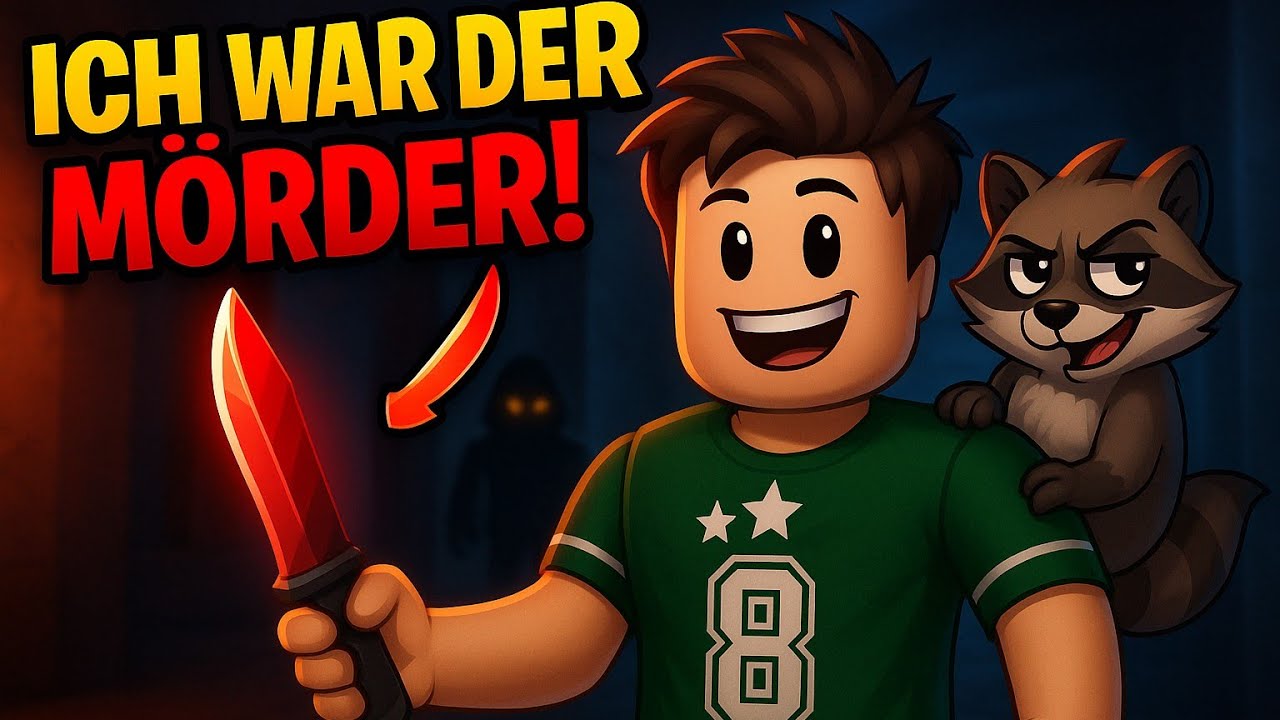 Ich war der Mörder… bis Blinx mich fast verraten hat! 😅🦝 ROBLOX!