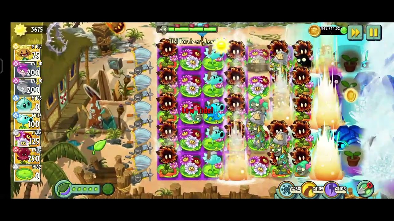 Pvz 2 Tiki Torch-r lvl 89